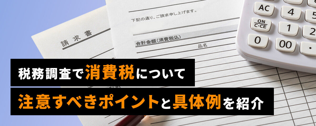 税務調査で消費税について注意すべきポイントと具体例を紹介_ttl